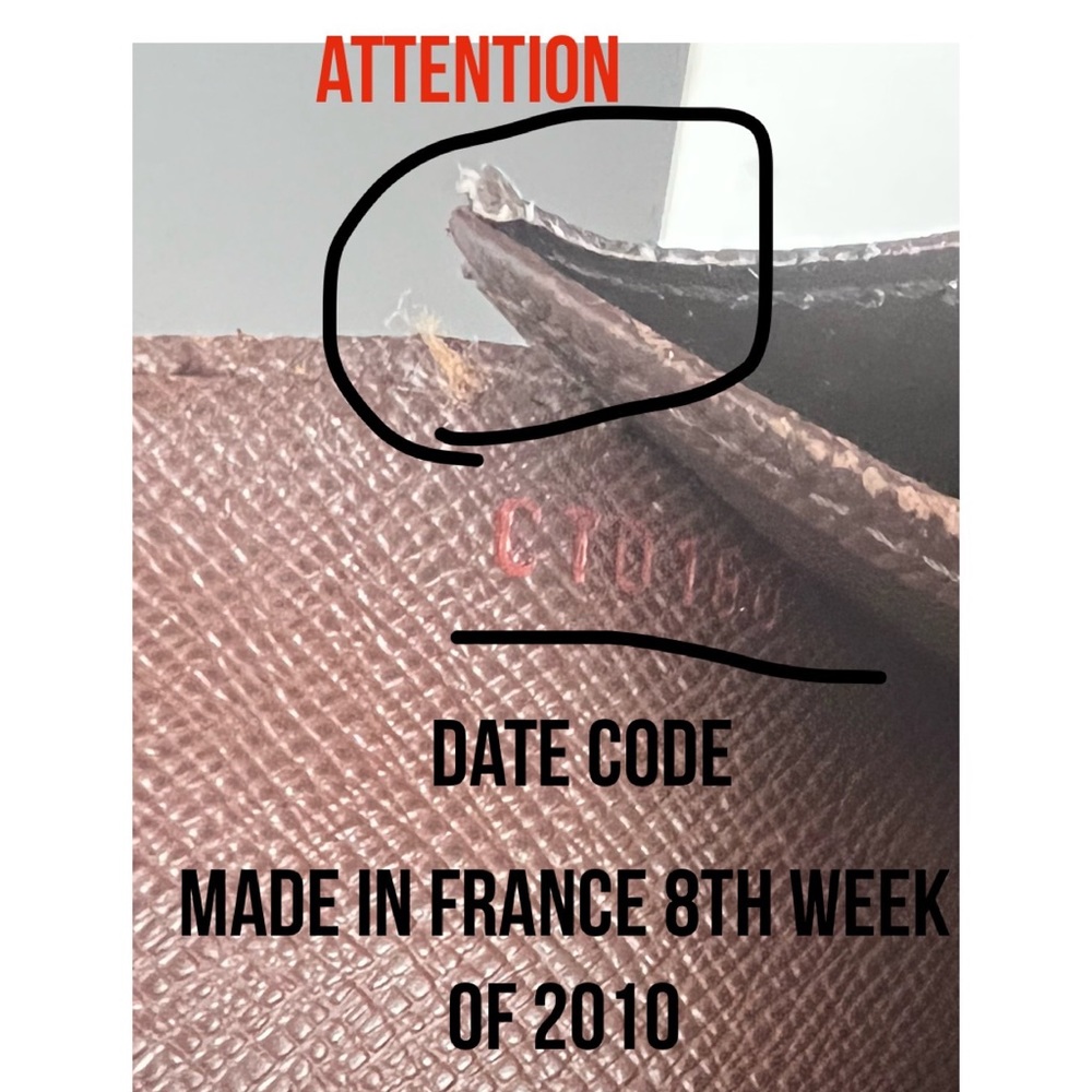 Louis Vuitton Damier Sarah Wallet - Picture 11 of 12